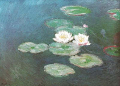 Effects at the Evening art print by Claude Monet