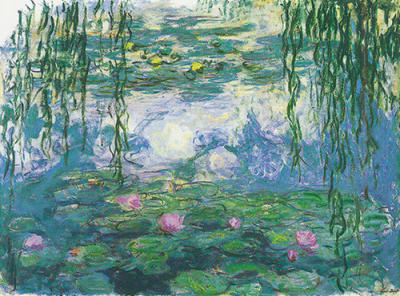 Water Lilies art print by Claude Monet