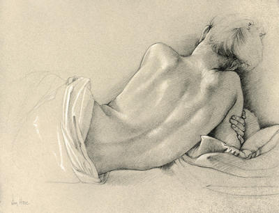 Study for The Odalisk art print by Francine Van Hove