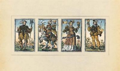 16th Century Playing Cards art print by Jost Amman