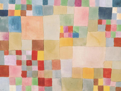 Flora on the Sand art print by Paul Klee