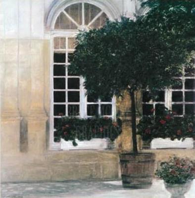 Plants against Two Windows