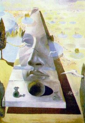Apparition of the Face of Aphrodite art print by Salvador Dali
