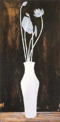 Lotus and Arum Bouquet art print by Sanyu