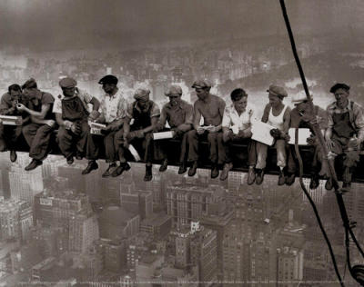 Lunch Atop A Skyscraper 1932 art print by Charles C. Ebbets
