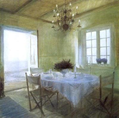 Dining Table Early Summer Light art print by Piet Bekaert
