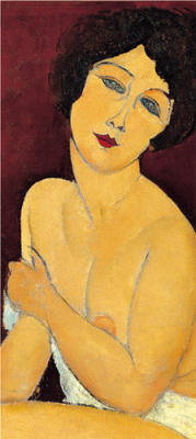 The Beautiful Roman Girl art print by Amedeo Modigliani