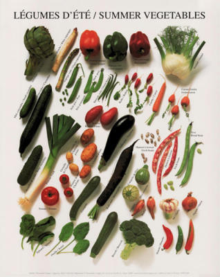 Summer Vegetables art print by Atelier