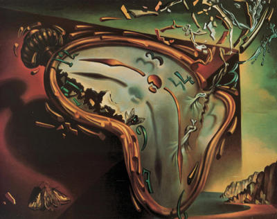 Explosion art print by Salvador Dali