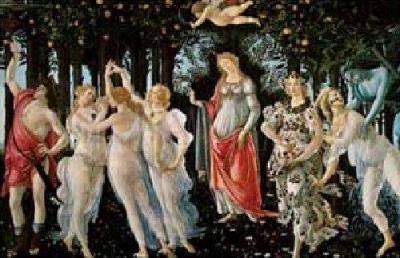 La Primevera art print by Sandro Botticelli