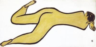Nu art print by Sanyu