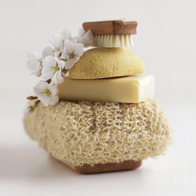 Botanicals, Beige Pile art print by Atelier