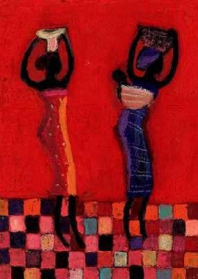 Market art print by Aur�lia Fronty