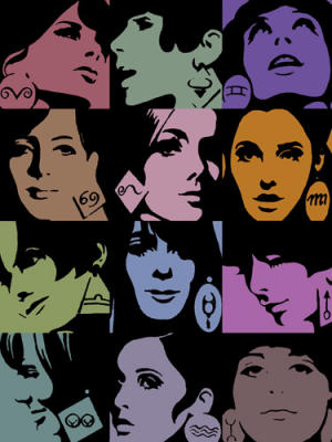 Horoscope pour Elle art print by Cieslewicz