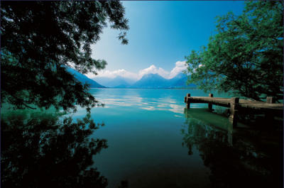 Lac d'Annecy, Angon Haute Savoie art print by Haase