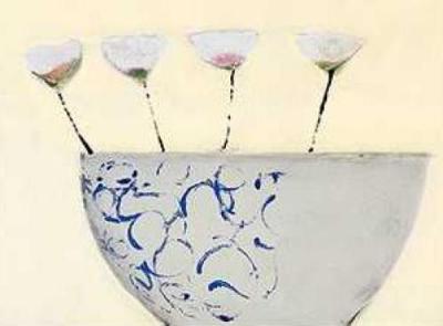 Flowers in a Bowl art print by Jacques Lamy
