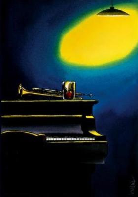 Around Midnight art print by de Loustal