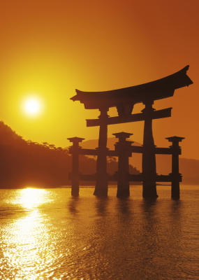 O-Torii Gate, Itsukushima Shrine, Miyajima, Japon