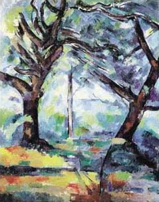 Big Trees art print by Paul Cezanne