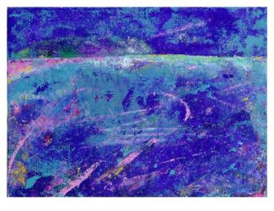 Suspended Island 1 art print by Adrian Hemming