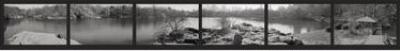 Lake And Rocks, Central Park art print by Allen Schill