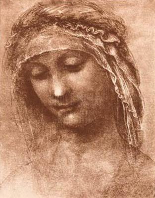 St Anne (Silkscreen print) art print by Leonardo da Vinci