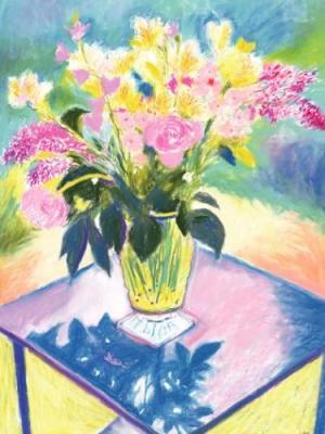 Morning Bouquet art print by Linda Montgomery
