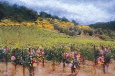 Tuscan Vineyard art print by Phyllis Rowley