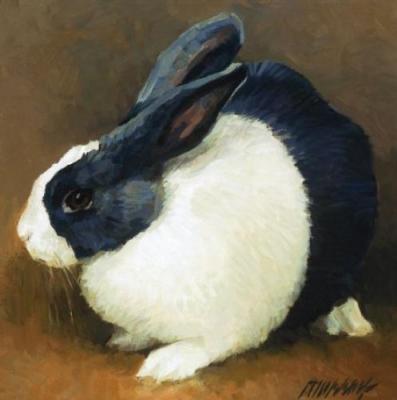 Blue dutch art print by Richard Murray