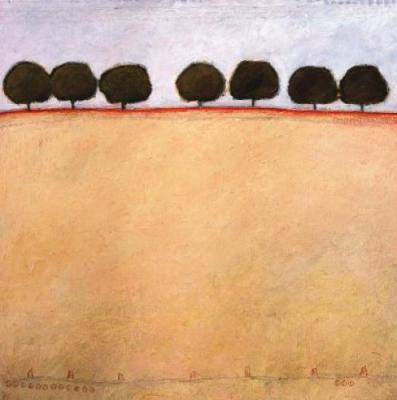 Grandpa's Seven Peach Trees art print by Ronald Ray Rogers