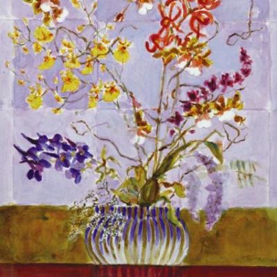 Orchids art print by Terry Rose