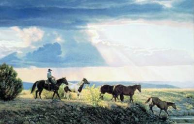 Betwen Heaven & Earth art print by Tim Cox
