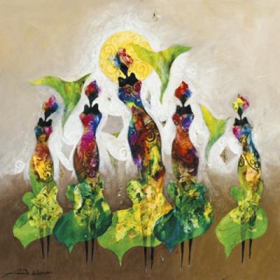 Flexible Figures 2 art print by Abdel Wahab M. Nour