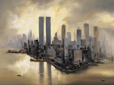 Reflections of Manhattan art print by Alexander Moore