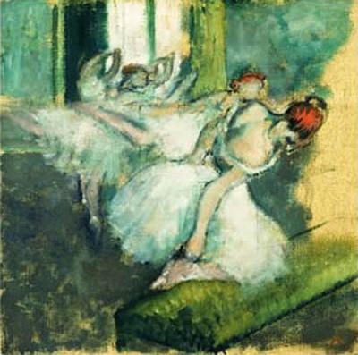 Ballet Dancers art print by Edgar Degas