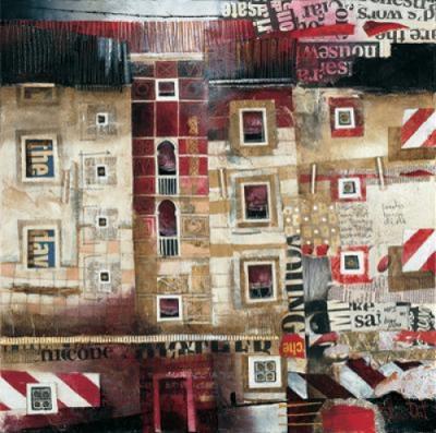 Restauro in facciata art print by Fulvio Dot