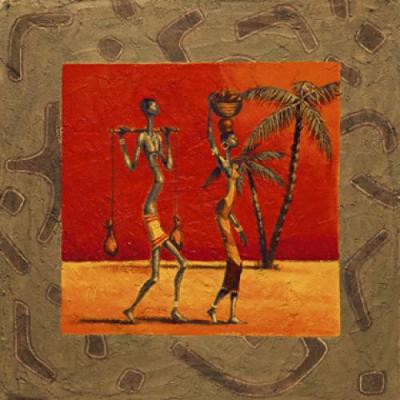 Sun Tribe I art print by Kamba