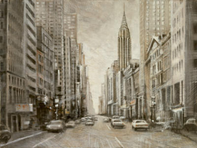 To the Chrysler Building art print by Matthew Daniels