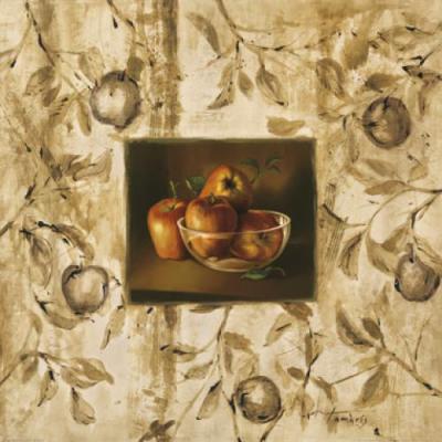 Manzanas en la mesa art print by Raul Tamaris