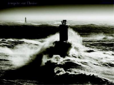 Temp�te sur l'Iroise art print by Guillaume Plisson
