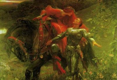 La Belle Dame sans Merci art print by Sir Frank Dicksee