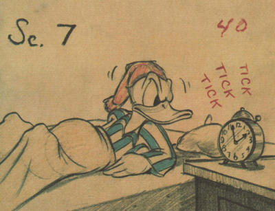 Early To Bed,1941 art print by Disney