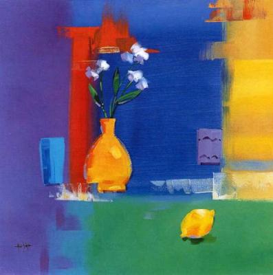 Flowers and Fruit art print by Alan Morgan