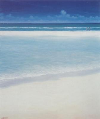 Sand Bar 2 art print by Derek Hare