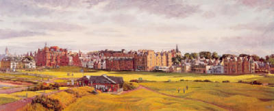St Andrews, The Old Course art print by Donald M Shearer