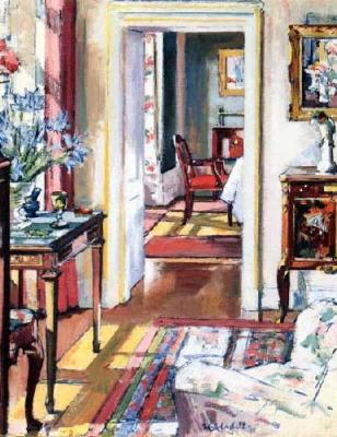 Interior,The Croft House art print by F.C.B. Cadell