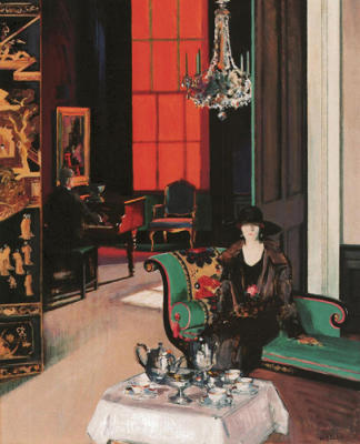 The Orange Blind art print by F.C.B. Cadell
