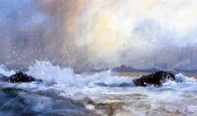 Dunvegan Head, Skye art print by James Bartholomew