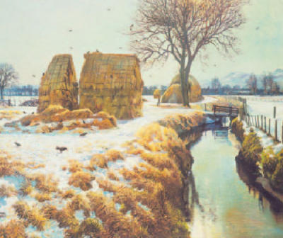 December Shunshine, Millhill art print by James McIntosh Patrick