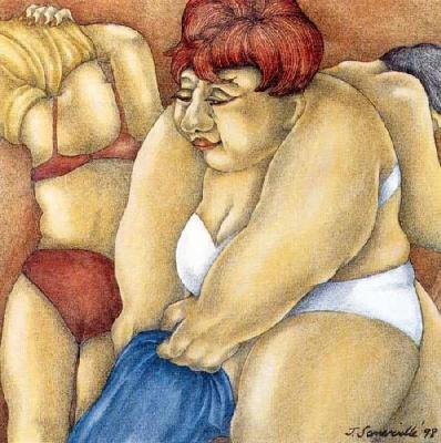 The Changing Room art print by Joan Somerville